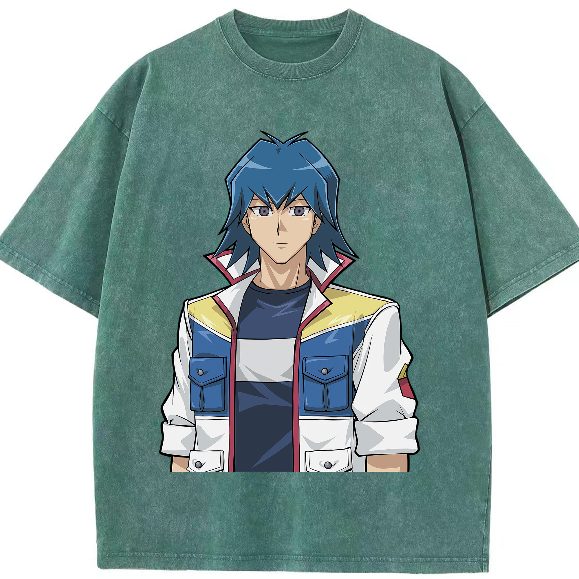 （画像用） 遊☆戯☆王 Yu-Gi-Oh! 綿100% ヴィンテージ風 半袖Tシャツ（フロントプリント）
